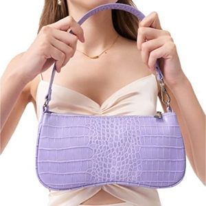 JW PEI Eva shoulder handbag, light purple.
